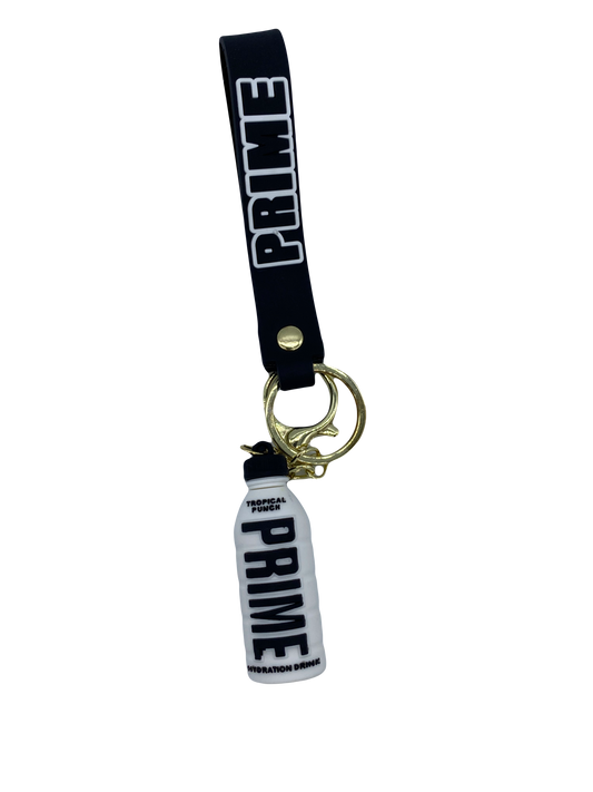 White Prime Keychain